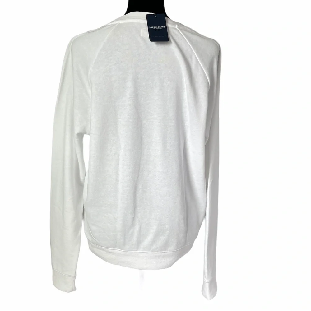 Lucky Brand American Flag Pull Over Top - Picture 3 of 4